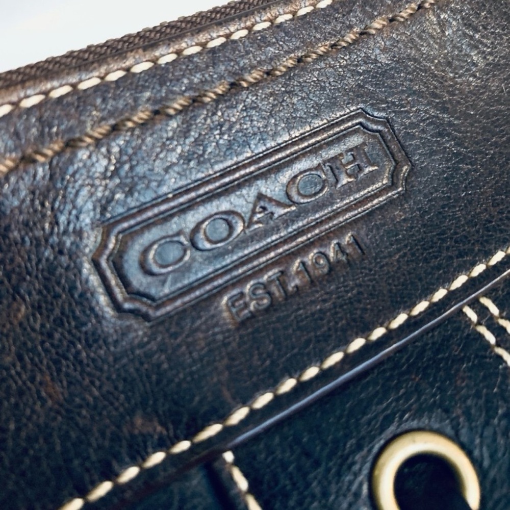 Vintage COACH Mahogany Crossbody Bag - Picture 2 of 13
